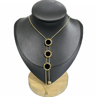 Golden Chain Black Stone Circles