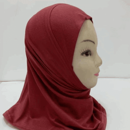 Girls Plain Maknas (Round scarfs) 4-7 yrs