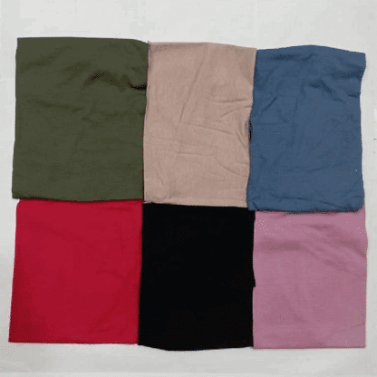 Girls Plain Maknas (Round scarfs) 4-7 yrs - Image 2