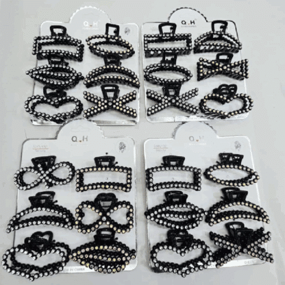 Diamond Hair Claw Clip