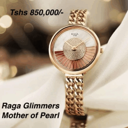 Titan Raga Glimmers Quartz Analog Watch 95342WM01F - Image 2