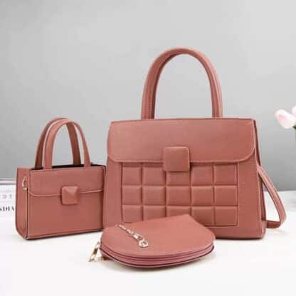 3 pc set ladies handbag - Image 5